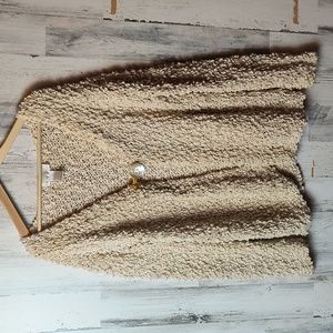 Soft surroundings chunky popcorn cardigan sweater